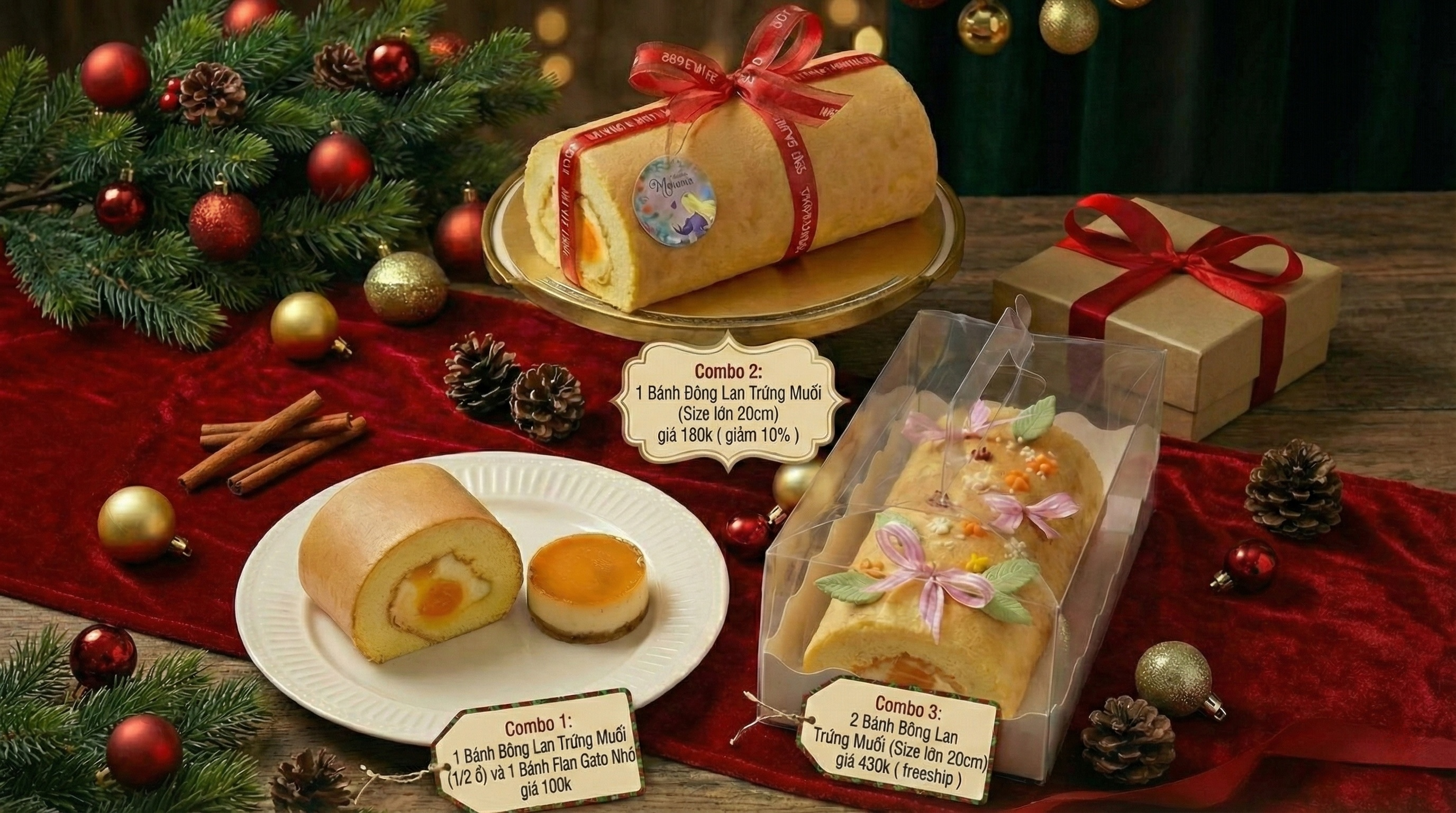 LÀM SET QUÀ TẶNG MIX CÁC LOẠI BÁNH